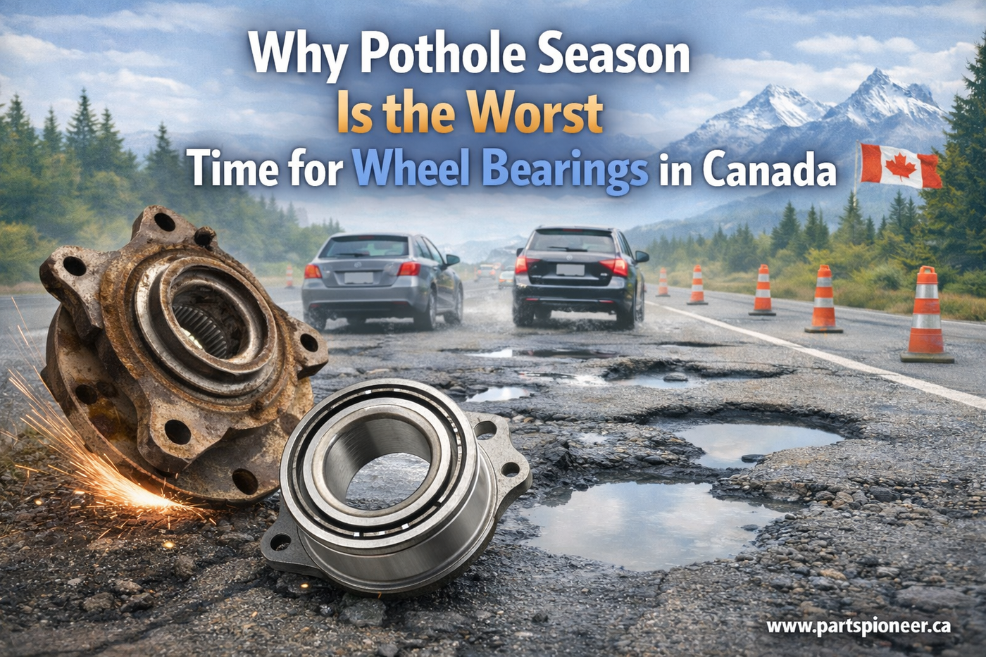 Why Pothole Season Is the Worst Time for Wheel Bearings in Canada