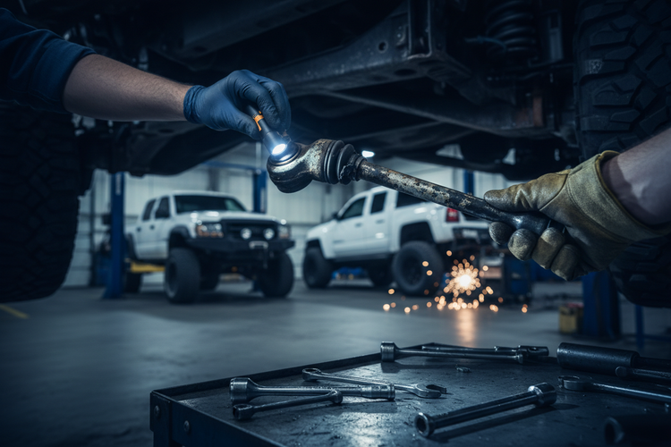 Your Steering Feels Fine — Until It Doesn't: The Slow Decline of Tie Rods, Control Arms, and Bushings