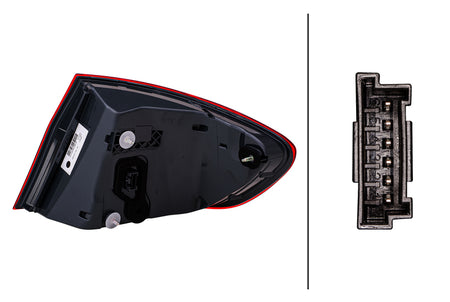 HELLA Tail Light Assembly - 011144331