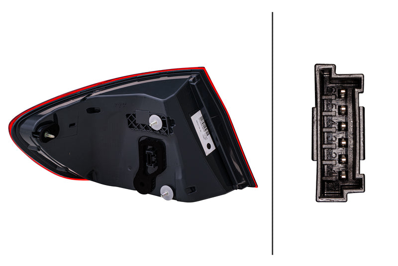 HELLA Tail Light Assembly - 011144341