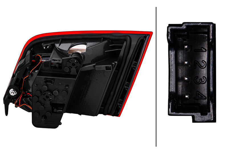 HELLA Tail Light Assembly - 011145511