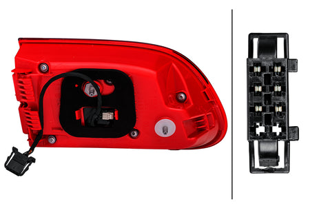 HELLA Tail Light Assembly - 011500141