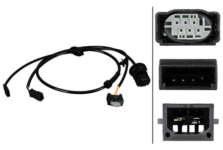 HELLA ABS Wheel Speed Sensor - 012806801