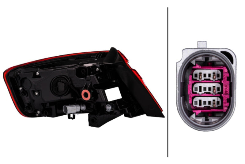 HELLA Tail Light Assembly - 012836101
