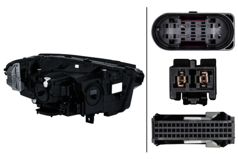 HELLA Headlight Assembly - 013074651