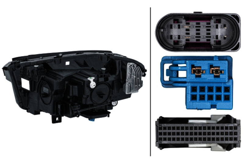 HELLA Headlight Assembly - 013074761