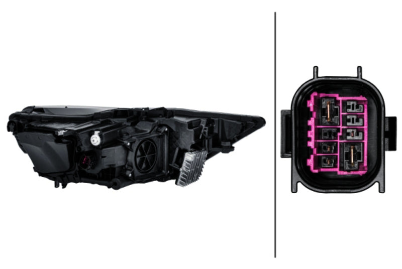 HELLA Headlight Assembly - 013376151