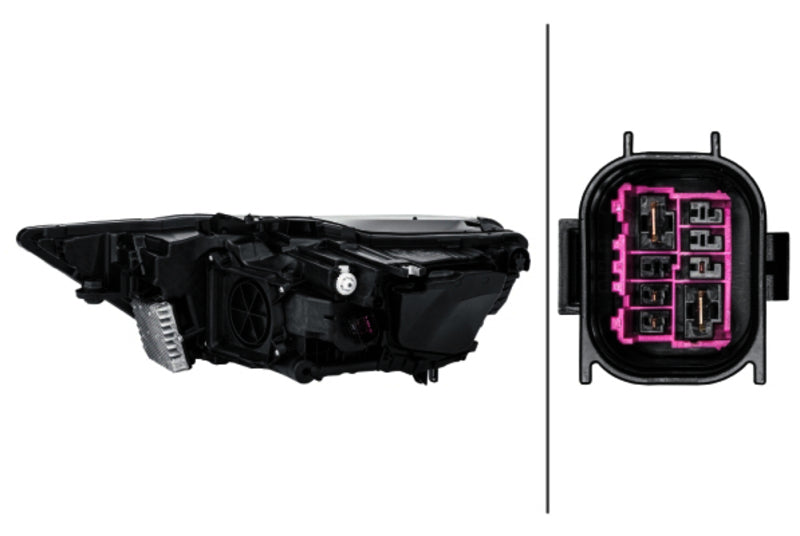 HELLA Headlight Assembly - 013376161