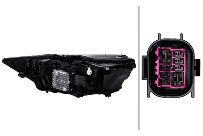HELLA Headlight Assembly - 013377161