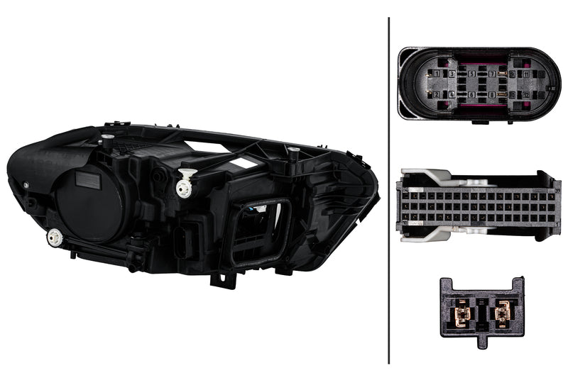 HELLA Headlight Assembly - 015091851