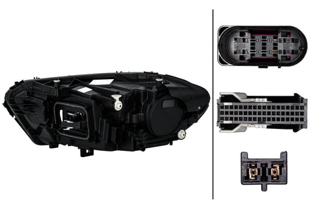 HELLA Headlight Assembly - 015091861