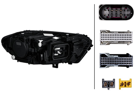 HELLA Headlight Assembly - 015091951