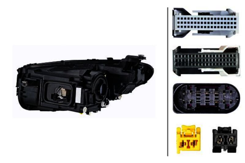 HELLA Headlight Assembly - 015619761