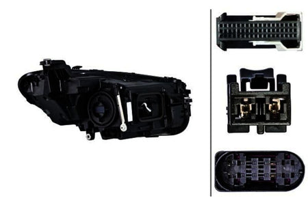 HELLA Headlight Assembly - 015619851