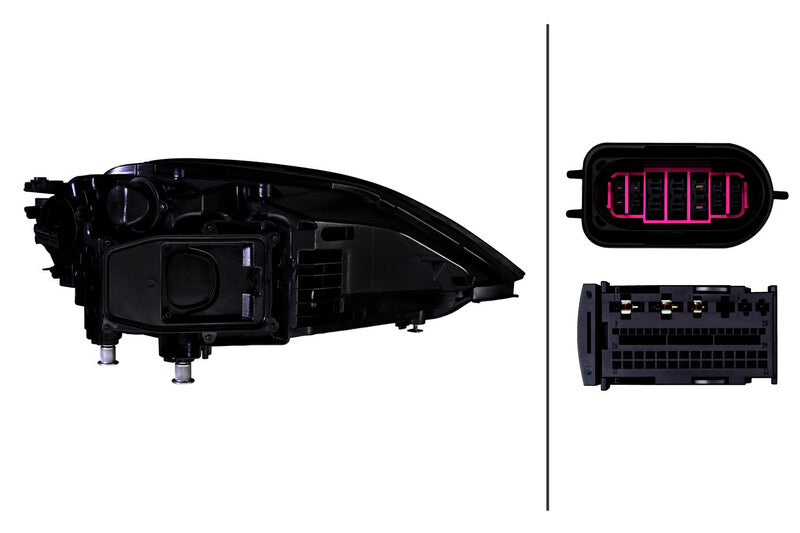 HELLA Headlight Assembly - 016348551
