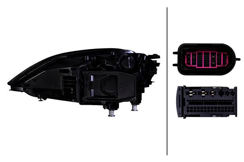 HELLA Headlight Assembly - 016348561