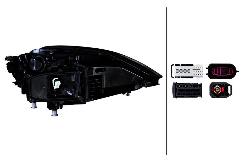 HELLA Headlight Assembly - 016348731
