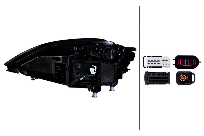 HELLA Headlight Assembly - 016348741