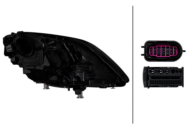 HELLA Headlight Assembly - 016351551