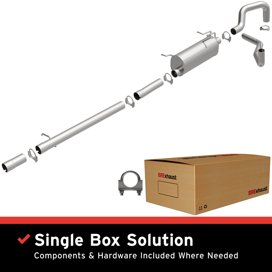 BRExhaust Direct-Fit Exhaust System Kit - 106-0007