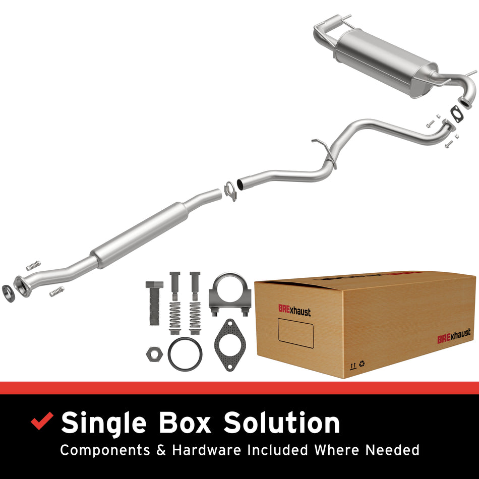BRExhaust Direct-Fit Exhaust System Kit - 106-0182