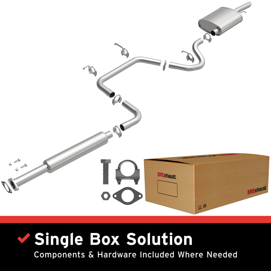 BRExhaust Direct-Fit Exhaust System Kit - 106-0199