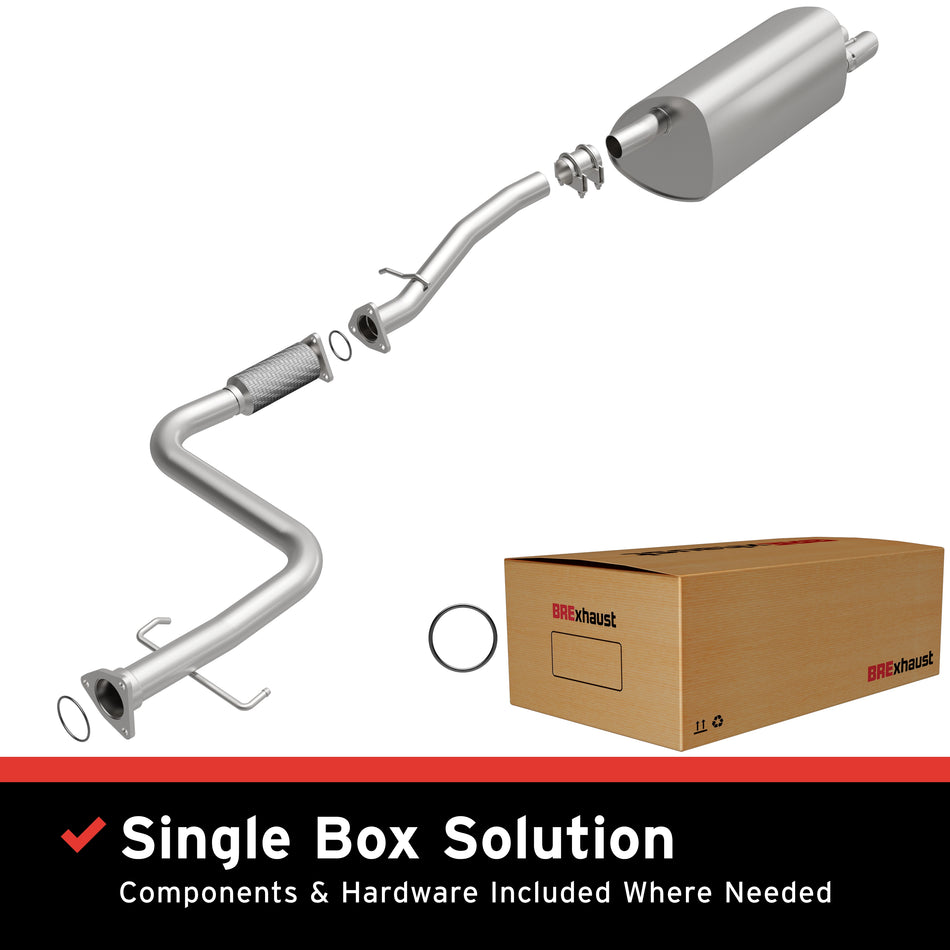BRExhaust Direct-Fit Exhaust System Kit - 106-0297