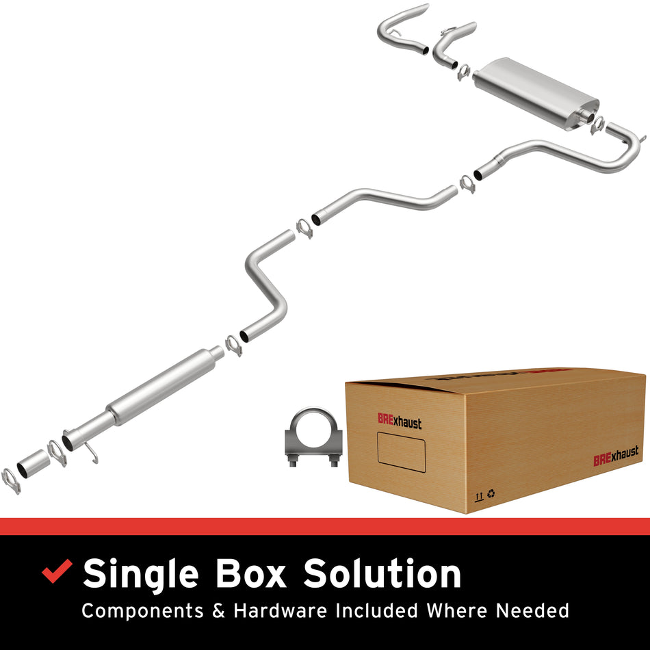 BRExhaust Direct-Fit Exhaust System Kit - 106-0497