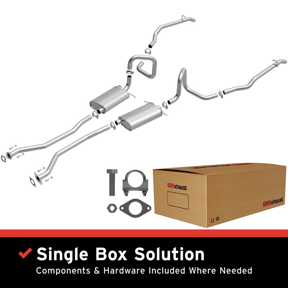BRExhaust Direct-Fit Exhaust System Kit - 106-0634