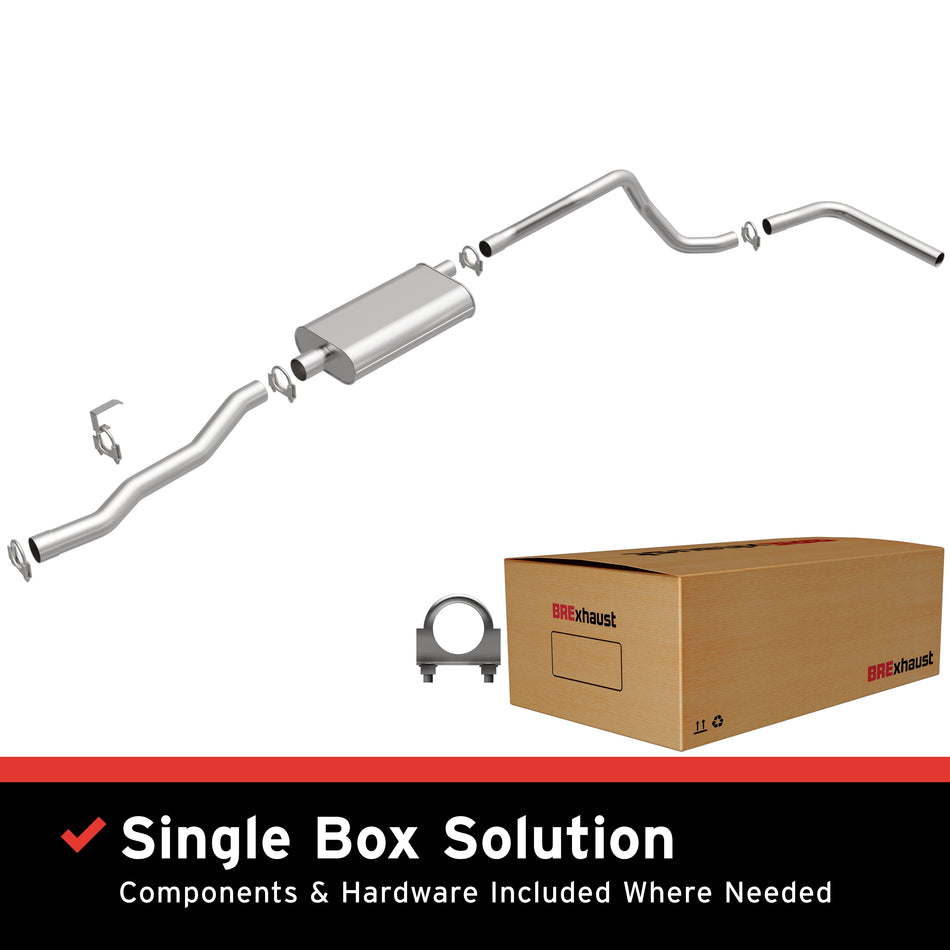 BRExhaust Direct-Fit Exhaust System Kit - 106-0705