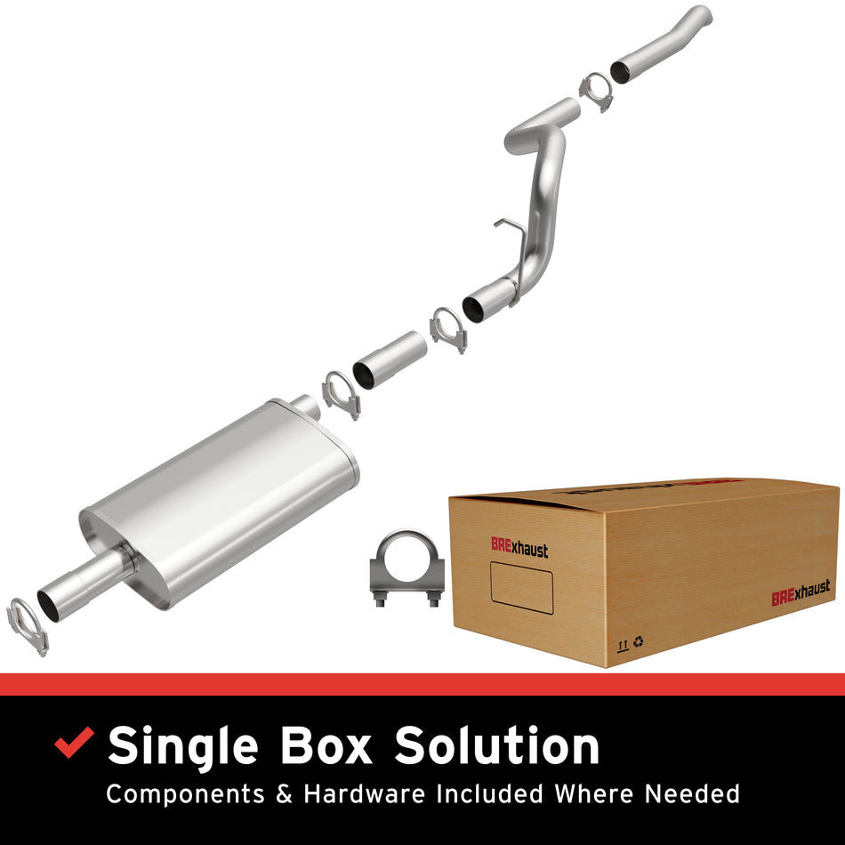 BRExhaust Direct-Fit Exhaust System Kit - 106-0721