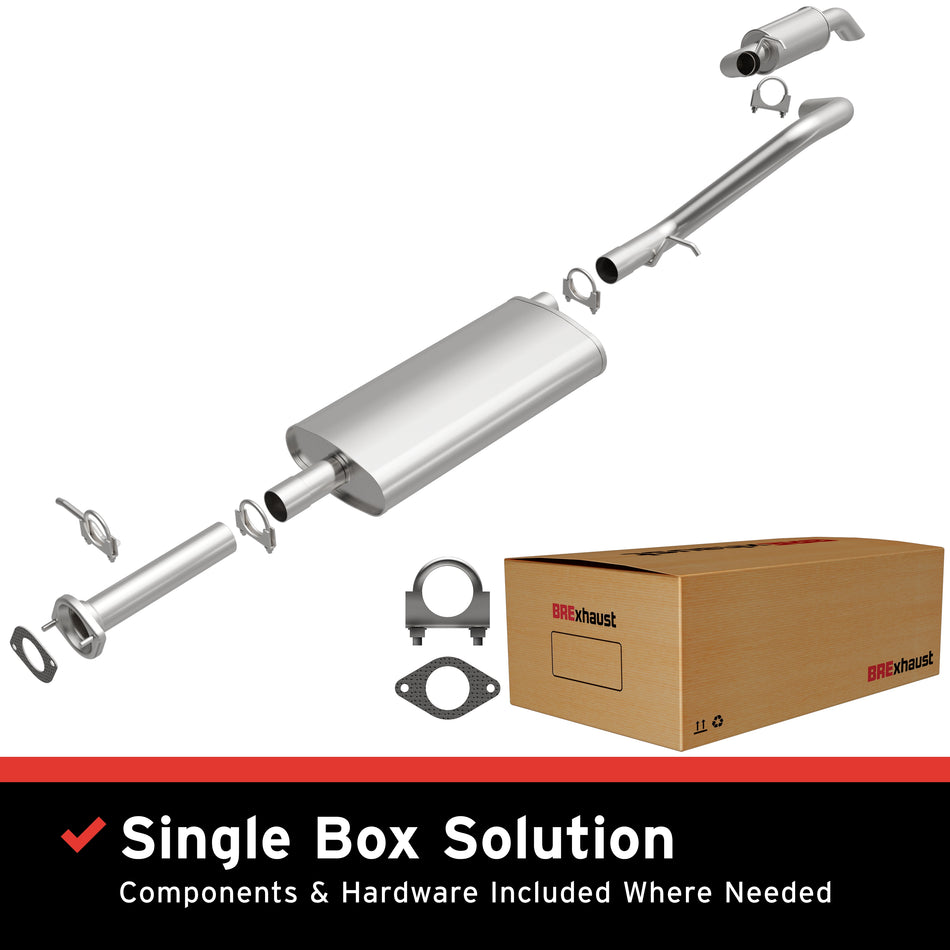 BRExhaust Direct-Fit Exhaust System Kit - 106-0738
