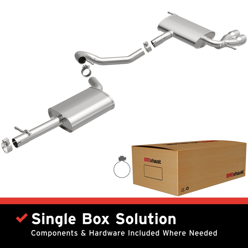 BRExhaust Direct-Fit Exhaust System Kit - 106-0818