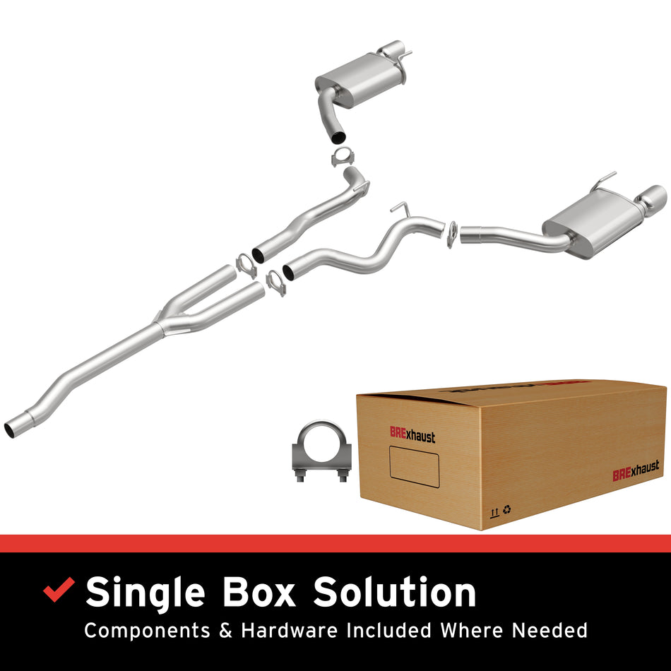 BRExhaust Direct-Fit Exhaust System Kit - 106-0821
