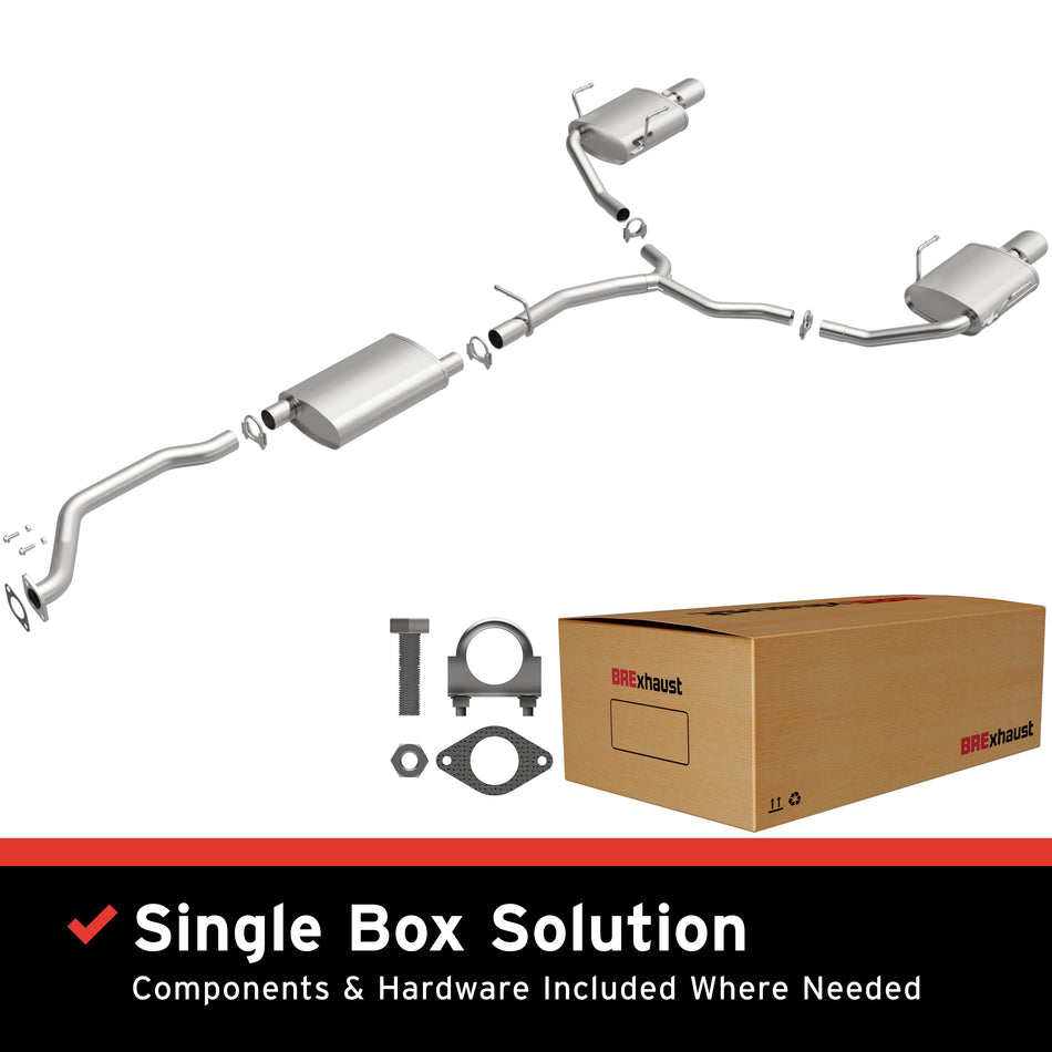 BRExhaust Direct-Fit Exhaust System Kit - 106-0829