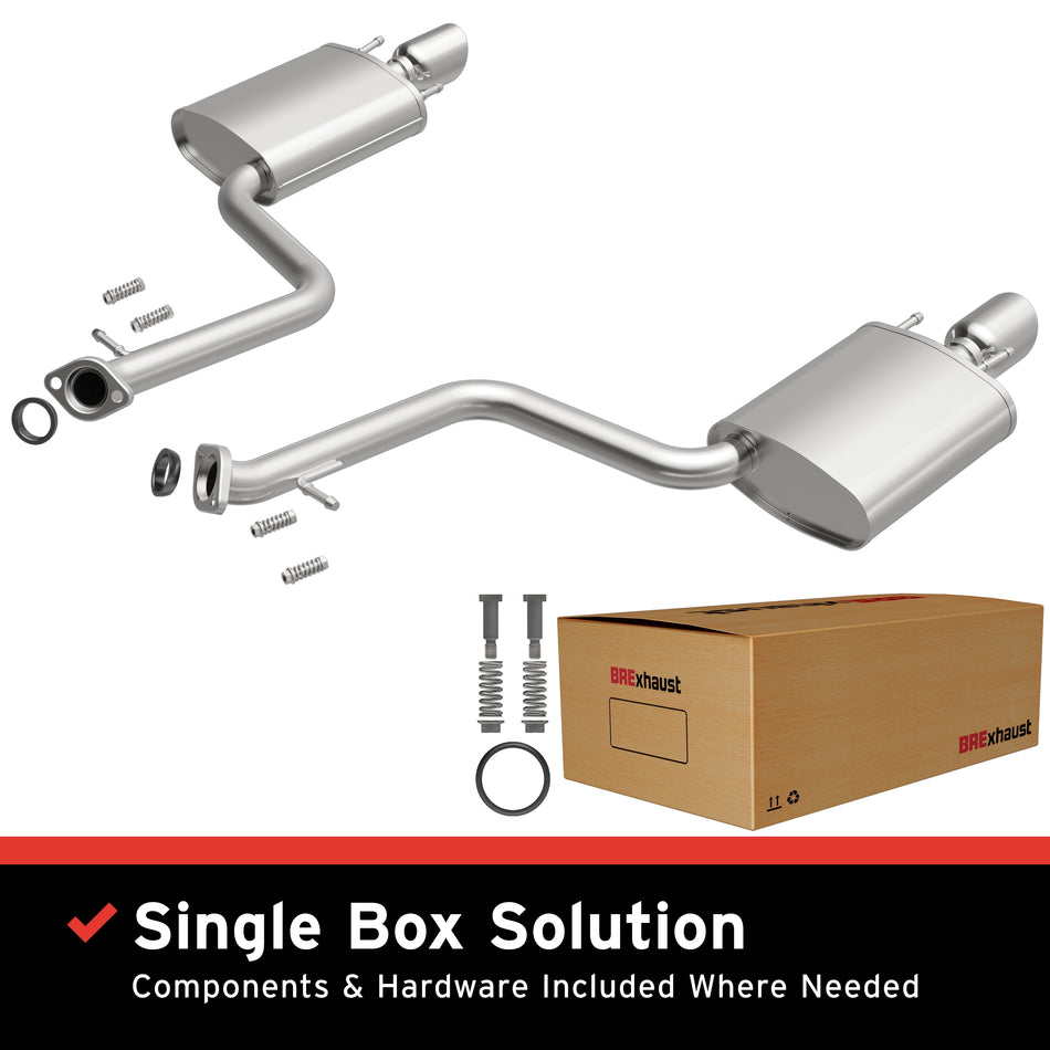 BRExhaust Direct-Fit Exhaust System Kit - 106-0833