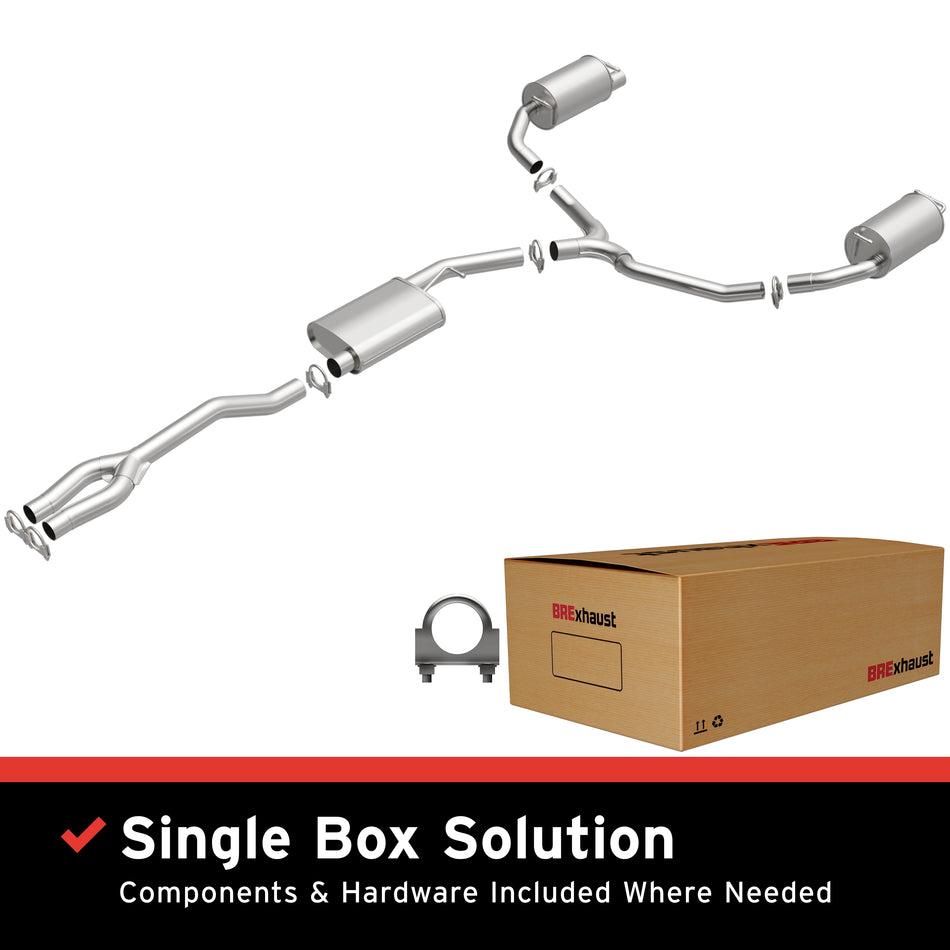 BRExhaust Direct-Fit Exhaust System Kit - 106-0842
