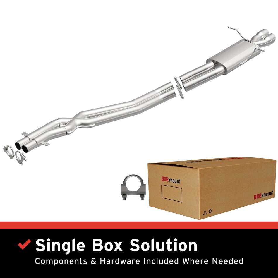 BRExhaust Direct-Fit Exhaust System Kit - 106-0866