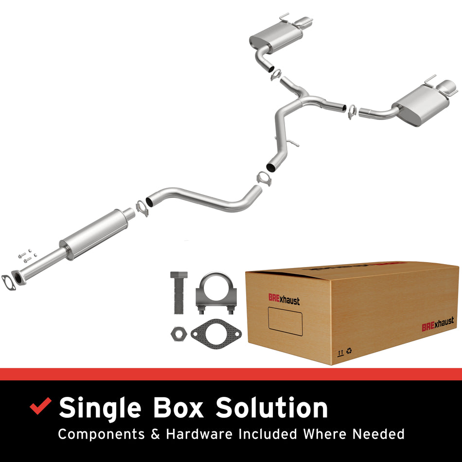 BRExhaust Direct-Fit Exhaust System Kit - 106-0889