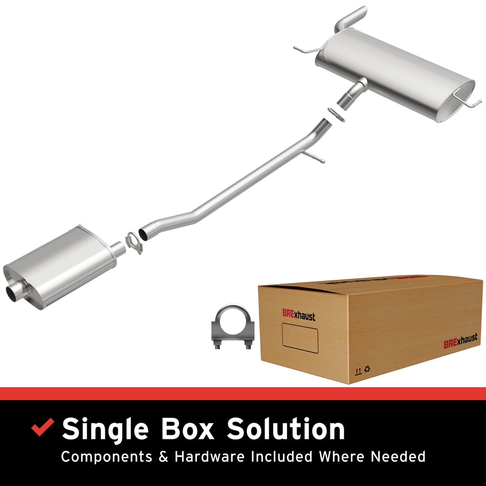 BRExhaust Direct-Fit Exhaust System Kit - 106-0895