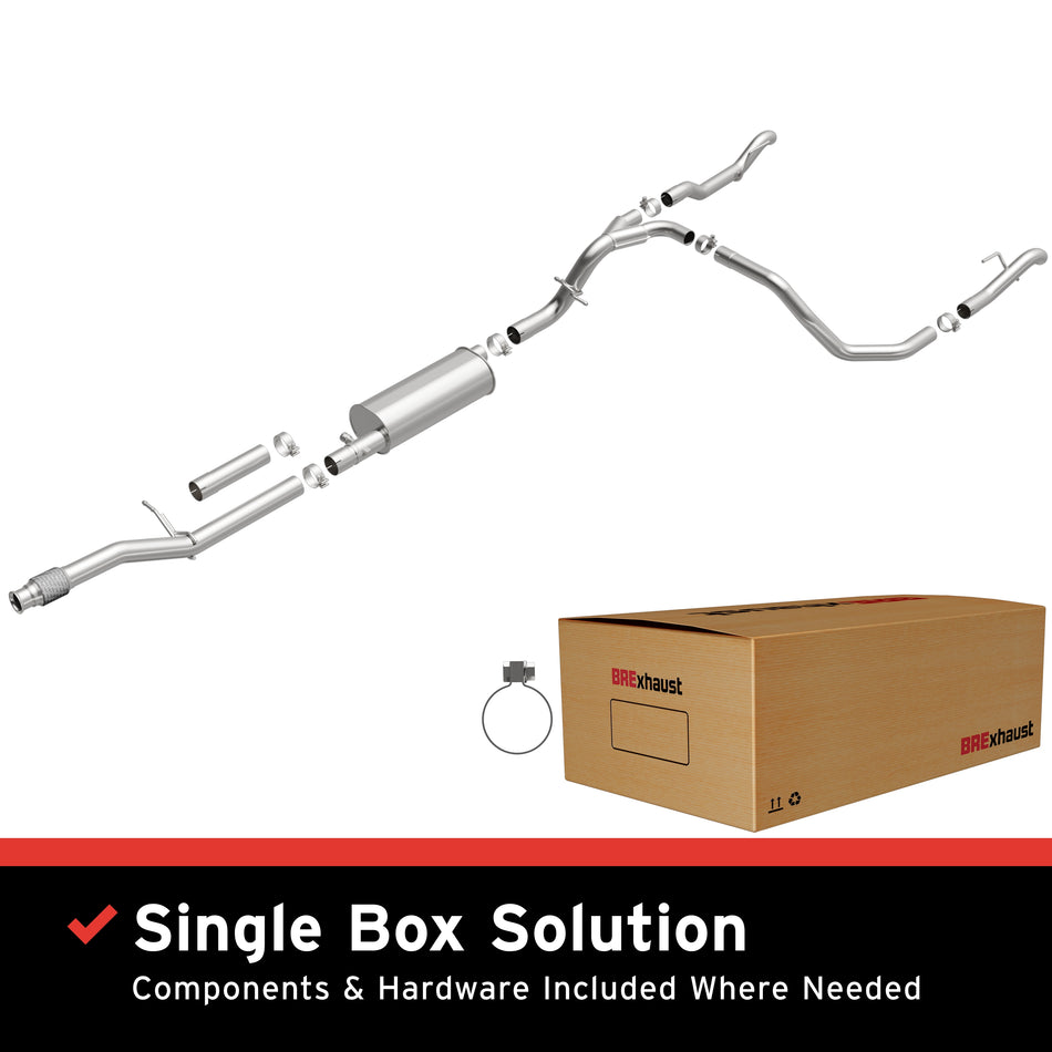 BRExhaust Direct-Fit Exhaust System Kit - 106-1084