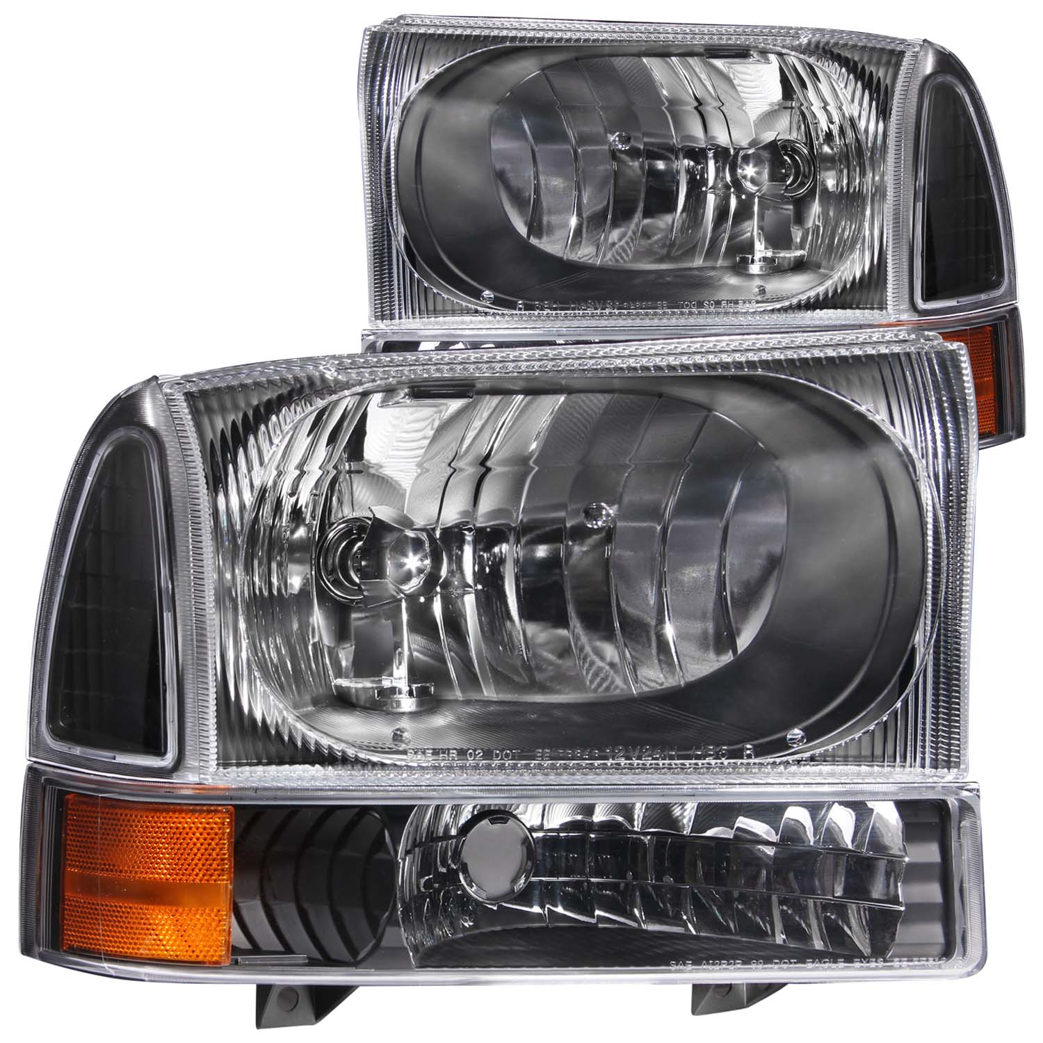 ANZO USA - Crystal Headlight Set - 111080