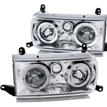 Crystal Headlight Set w/Halo For 1991-1994 Toyota Land Cruiser 111092