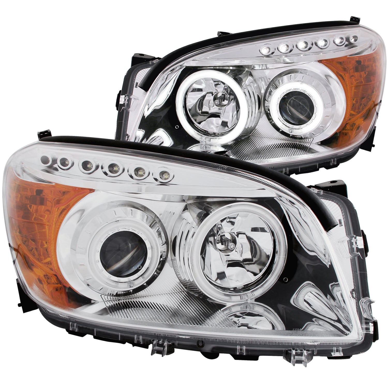Projector Headlight Set w/Halo For 2006-2008 Toyota RAV4 111121
