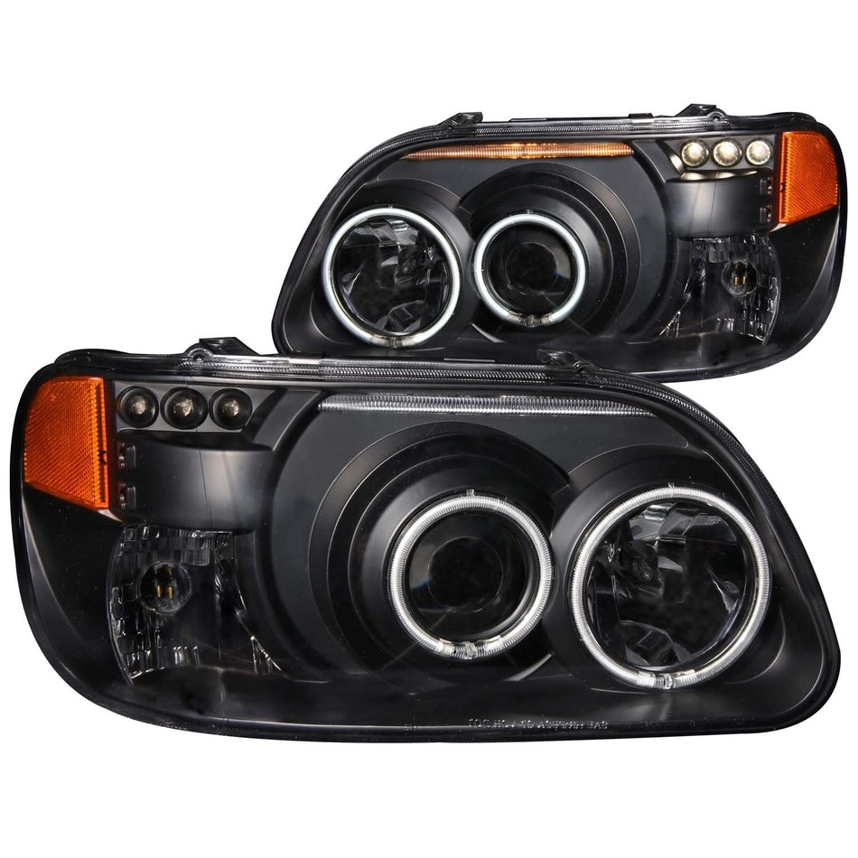 Projector Headlight Set w/Halo For 1995-2001 Ford Explorer 111132