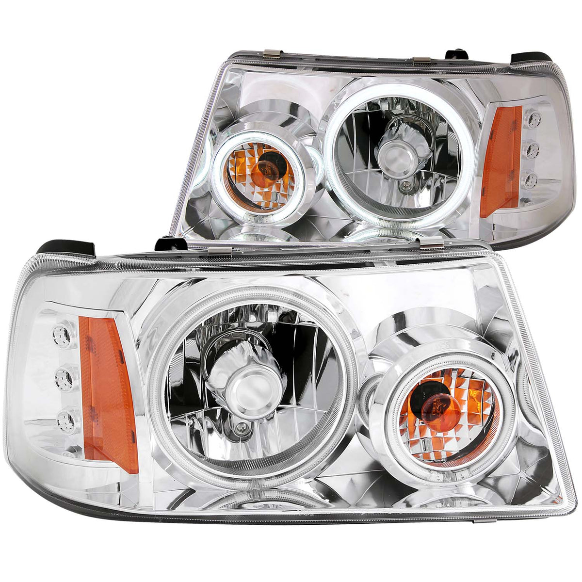 Crystal Headlight Set w/Halo For 2001-2011 Ford Ranger 111151