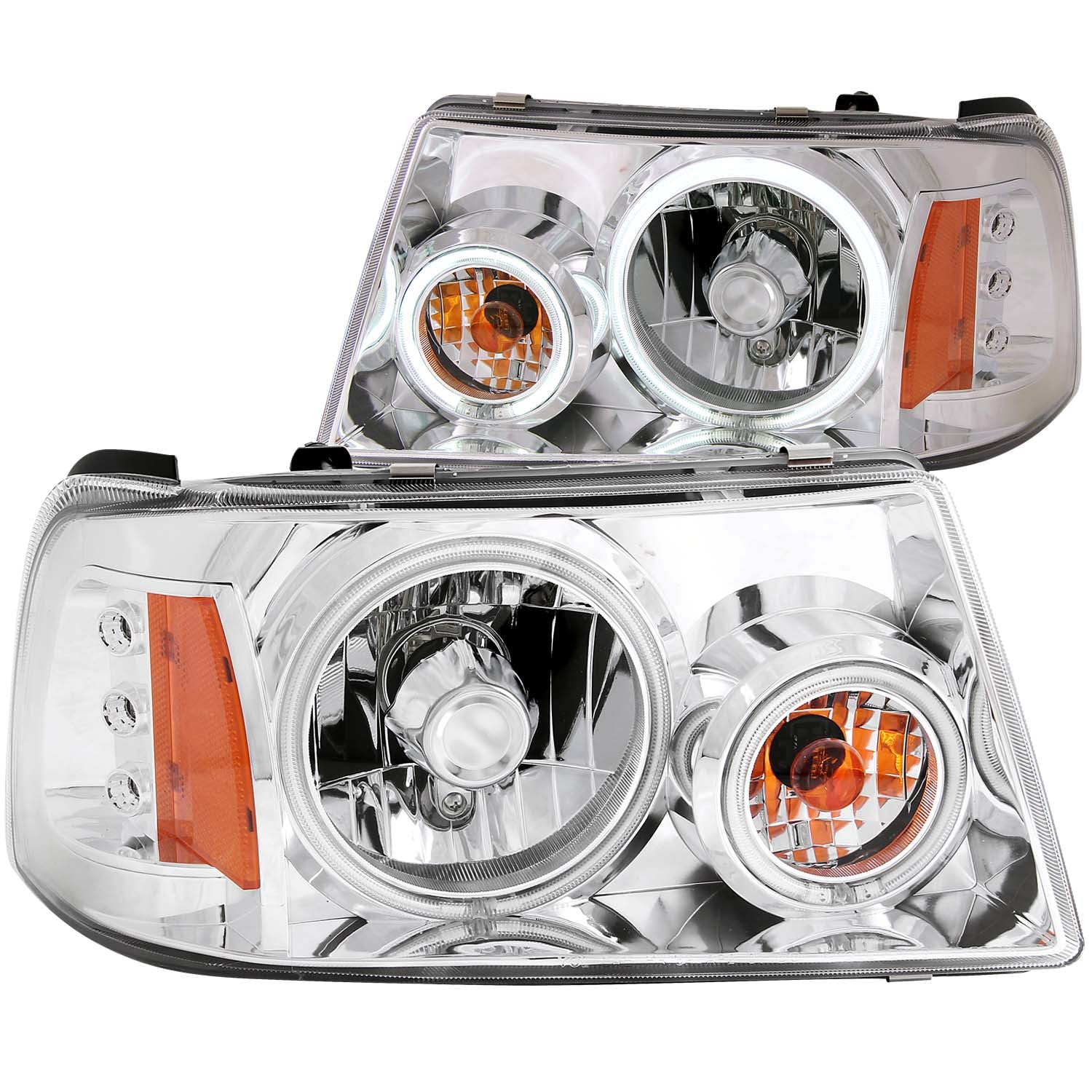 Crystal Headlight Set w/Halo For 2001-2011 Ford Ranger 111151
