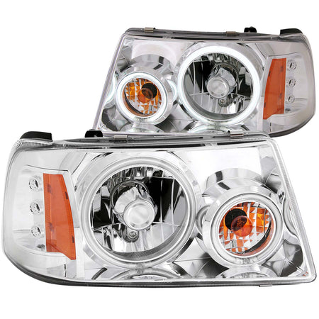 Crystal Headlight Set w/Halo For 2001-2011 Ford Ranger 111151