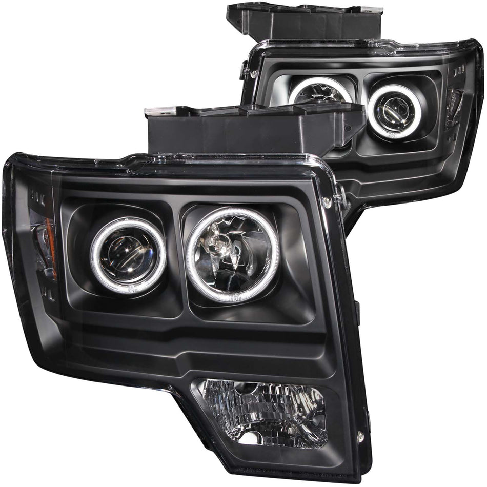 Projector Headlight Set w/Halo For 2009-2014 Ford F-150 111161