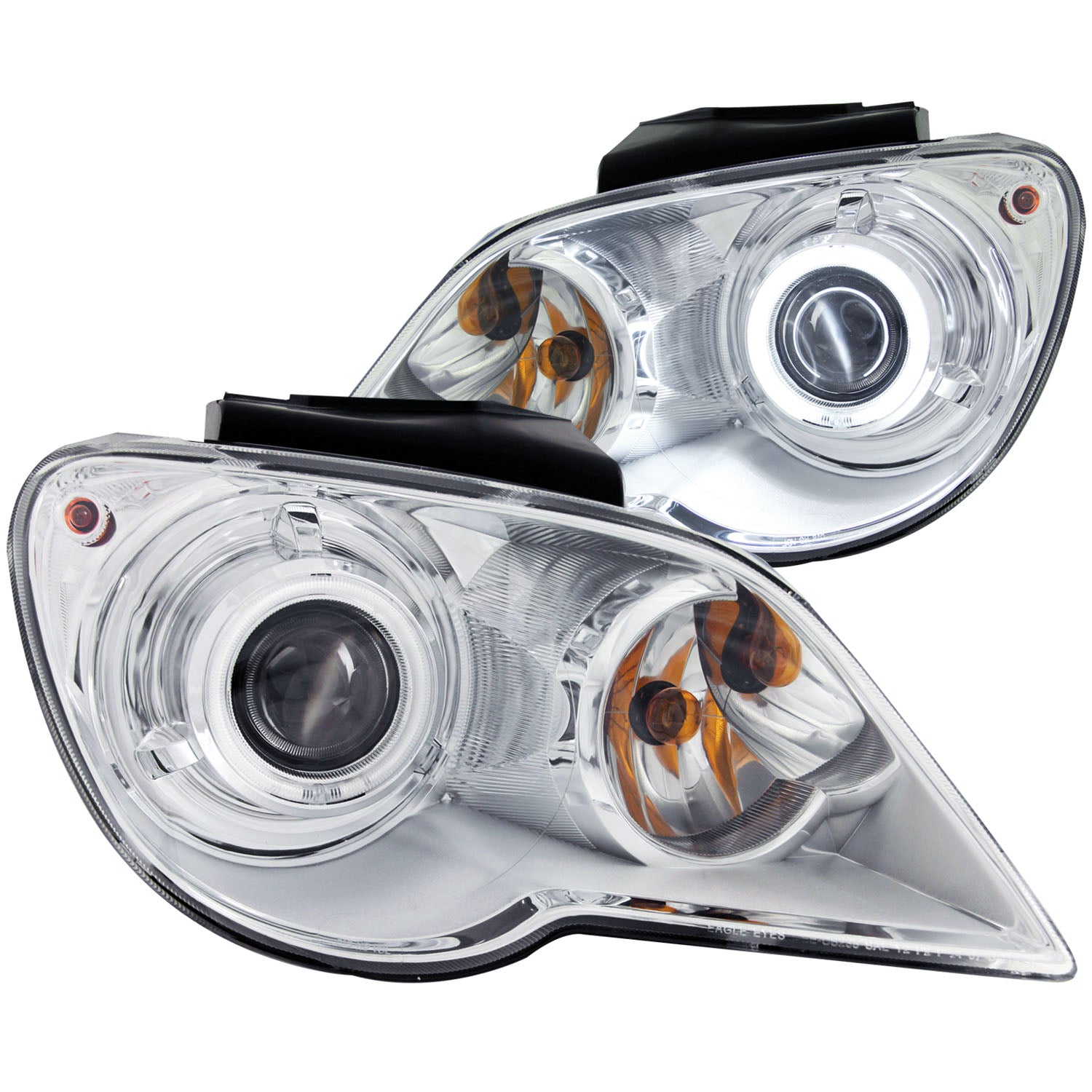 Projector Headlight Set w/Halo For 2007-2008 Chrysler Pacifica 111187